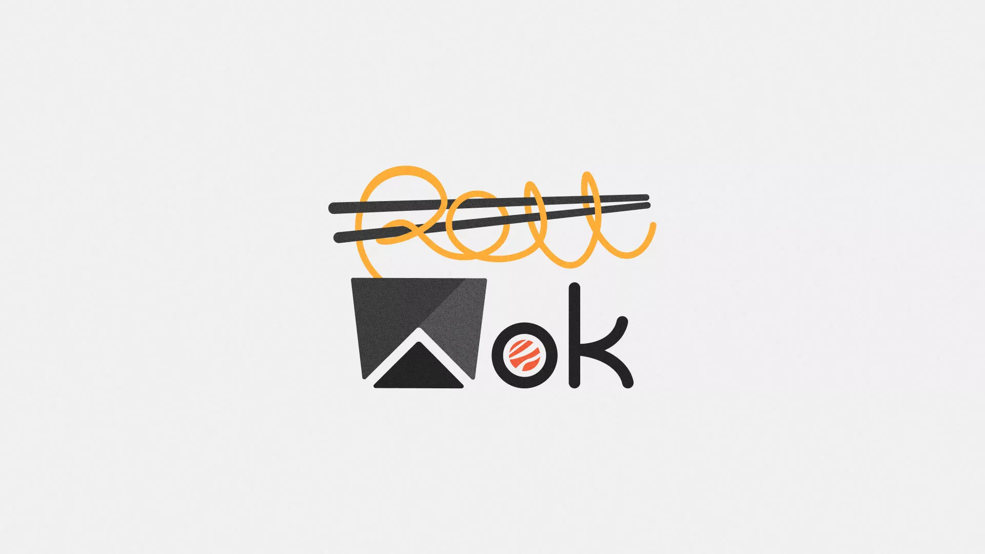 Разработка логотипа в Нижних Сергах для суши-бара «Roll Wok Club» Разработка логотипа в Нижних Сергах для суши-бара «Roll Wok Club»